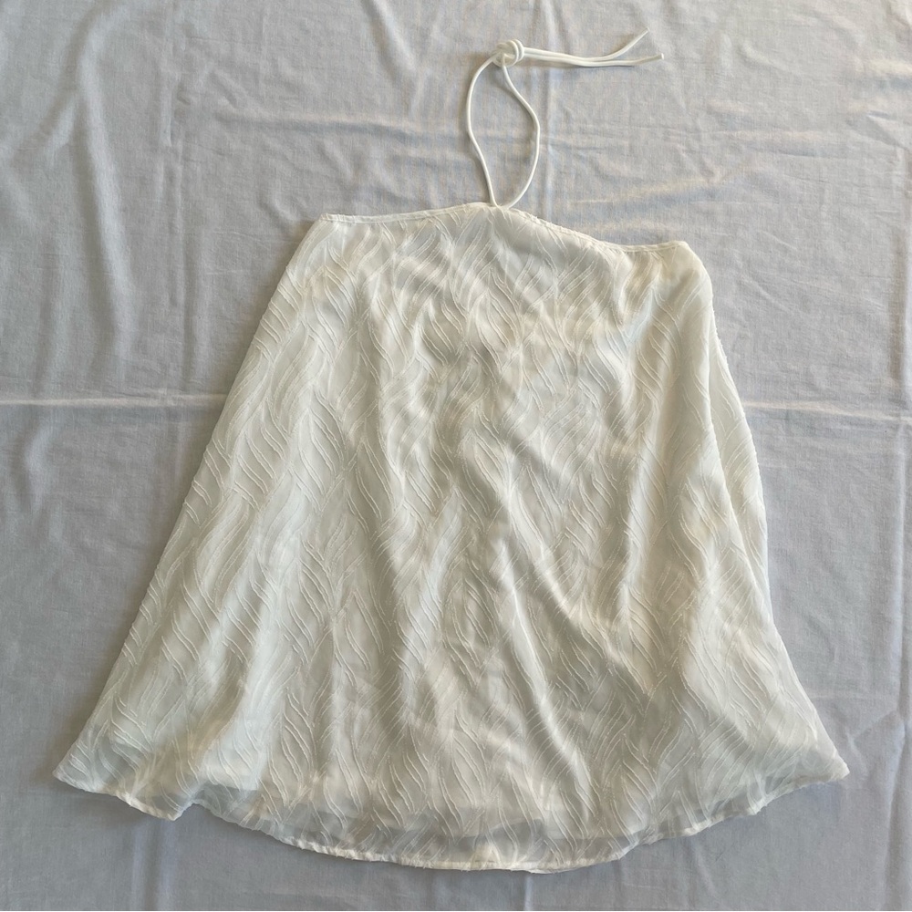 SHEIN Textured Halter Top Womens XL